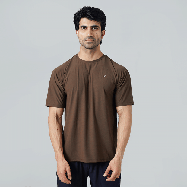 Tf-Premium Brown Relaxed Fit Motion Series Top