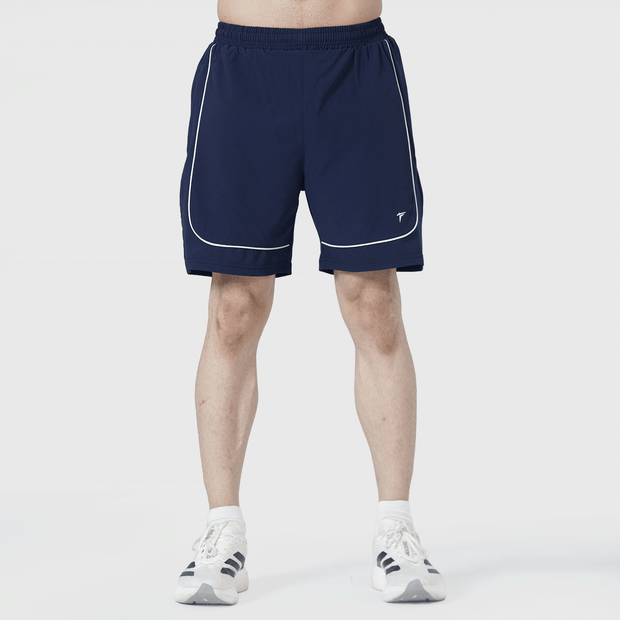 Tf-Premium Navy Essential Shorts With Piping