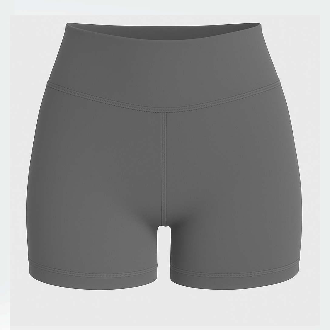 Tf-Premium Grey Women Biker Shorts