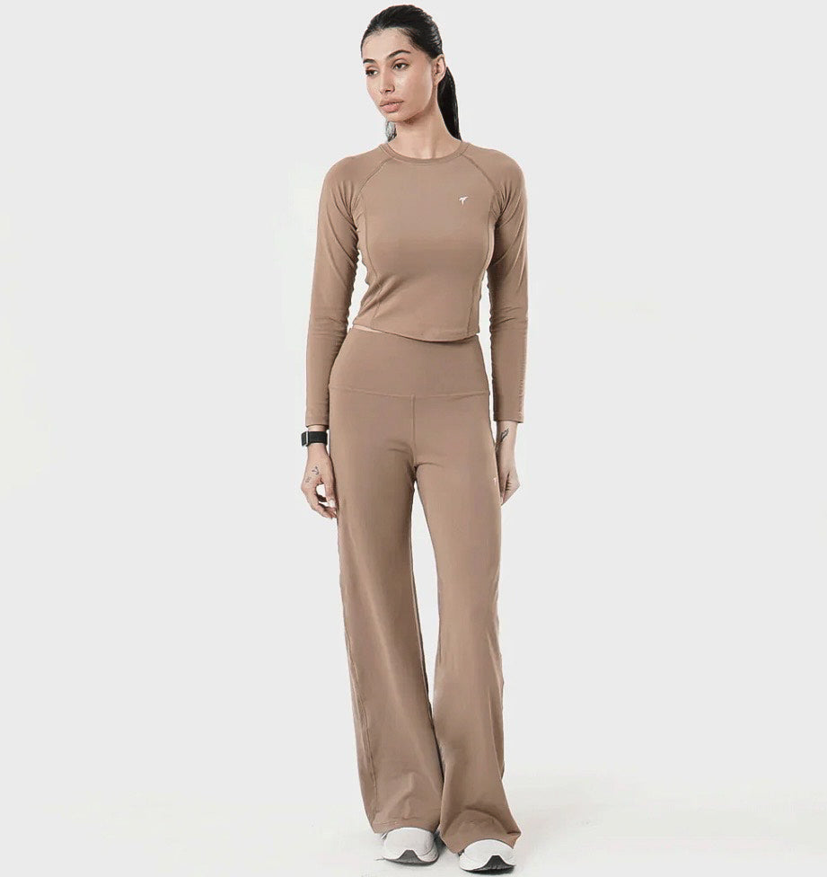Tf-Premium Khaki EasyLift Straight Leg Legging Pants