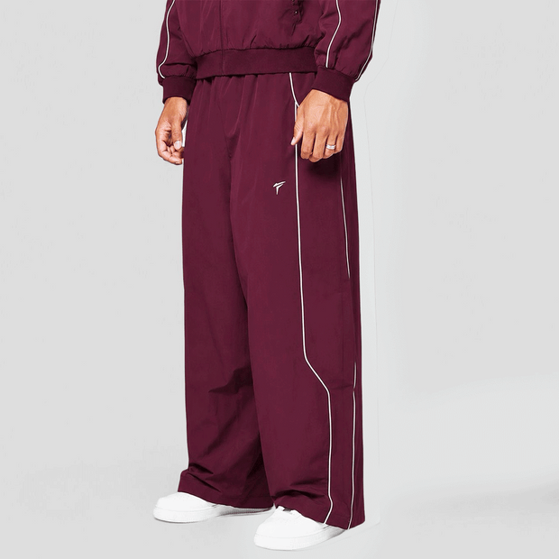 Tf-Premium Maroon DropFit Piping Woven Bottoms