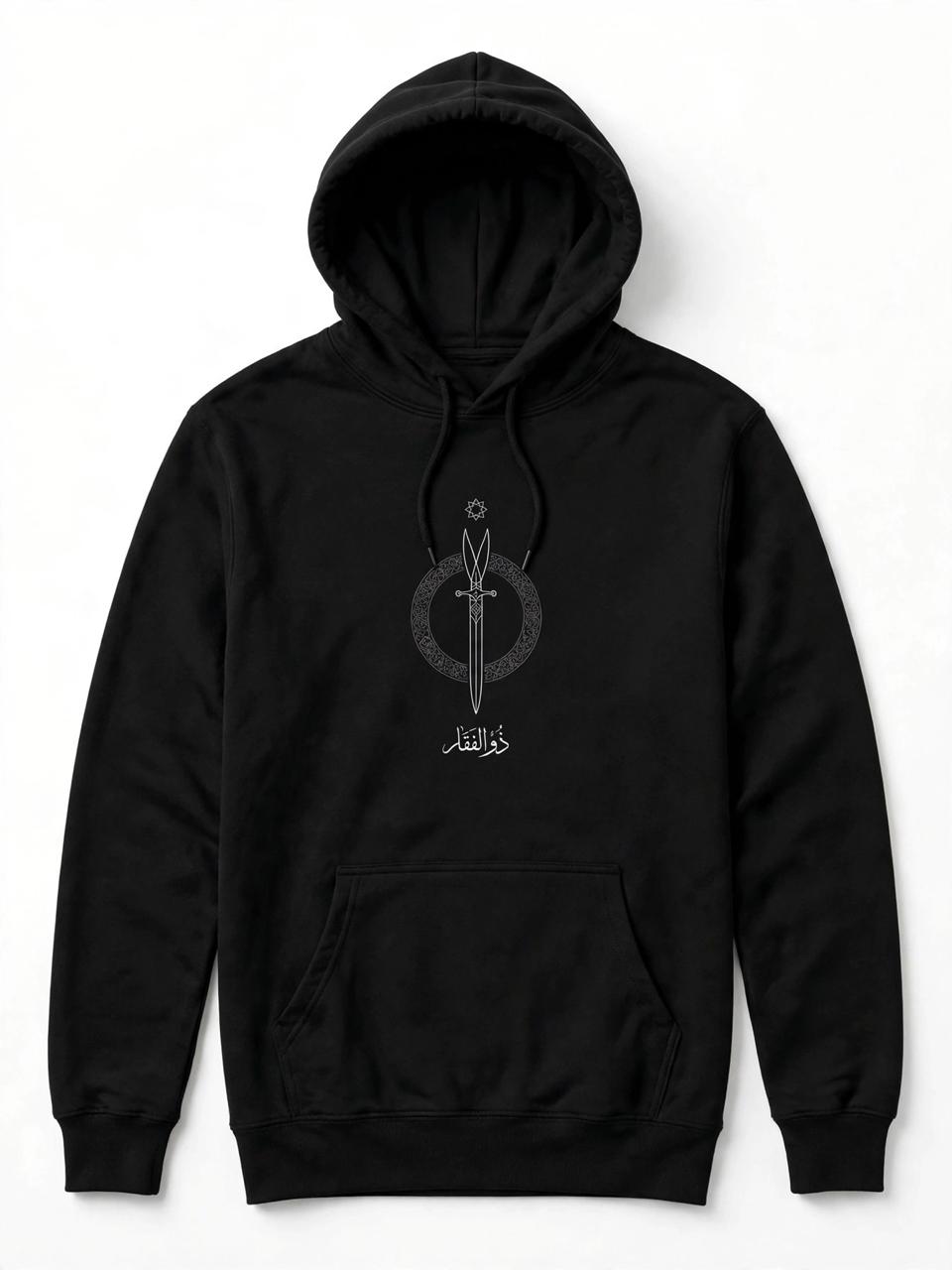 Zulfiqar Black Hoodie