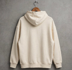 Cream Color Sunset To Moonlight Oversized Hoodie