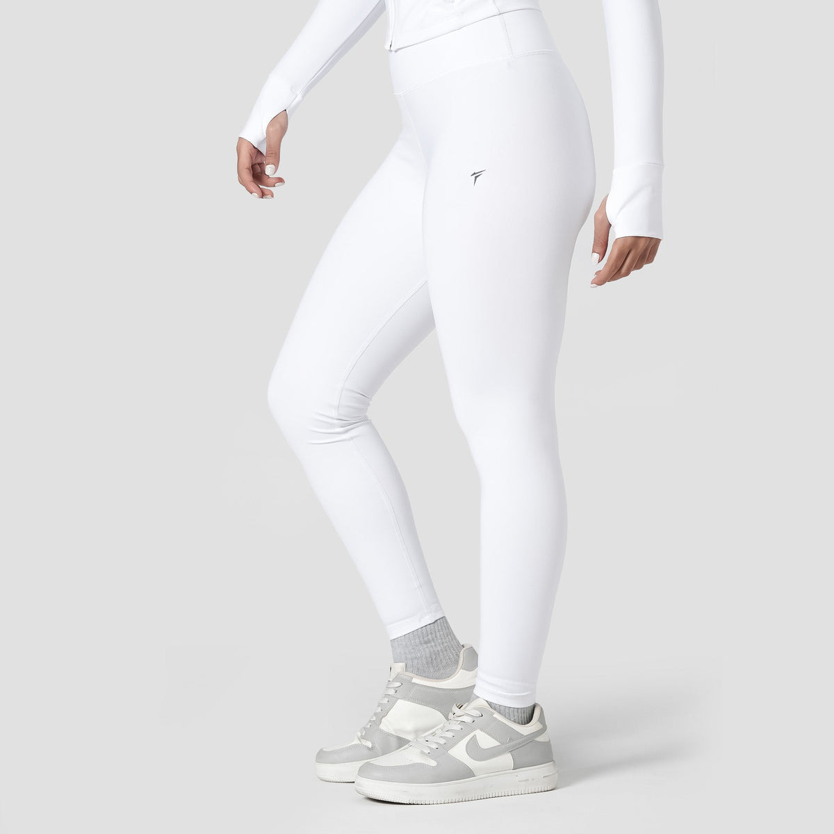 Tf-Premium White AURA Active Leggings