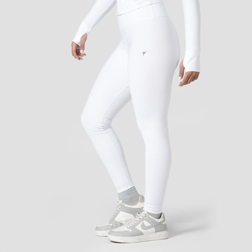 Tf-Premium White AURA Active Leggings