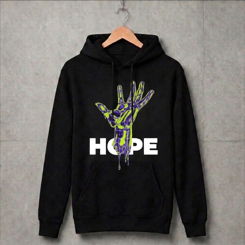 Hope Hoodie Black