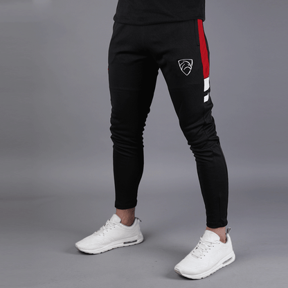 Black Hawk Series With Red Panel And White Stripes