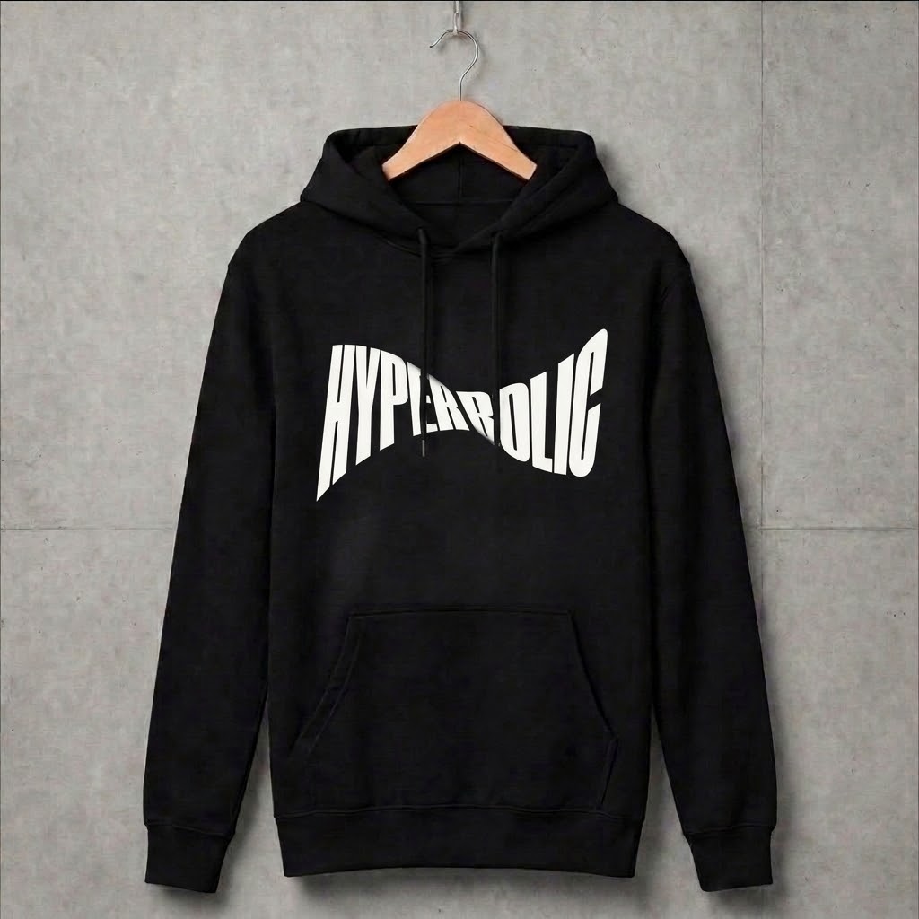 Black Oversized Hoodie