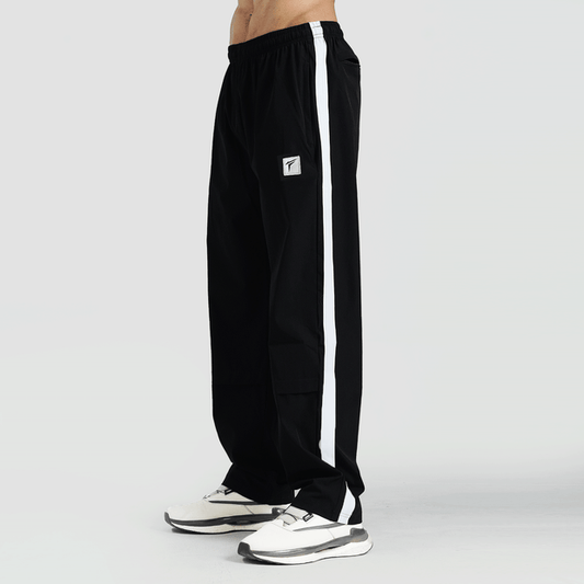 Tf-Premium Black TechFit Side Panel Crinkle Bottoms
