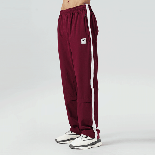 Tf-Premium Maroon TechFit Side Panel Crinkle Bottoms