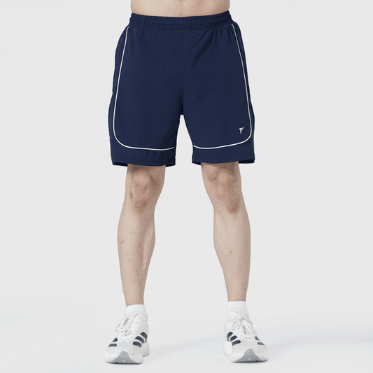 Tf-Premium Navy Essential Shorts With Piping