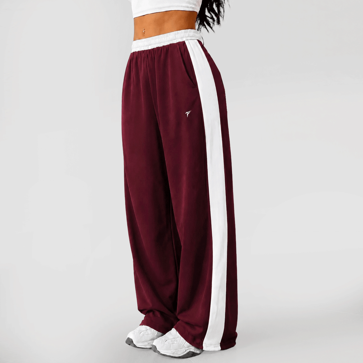 Tf-Premium Maroon Urban Flow Women Bottoms
