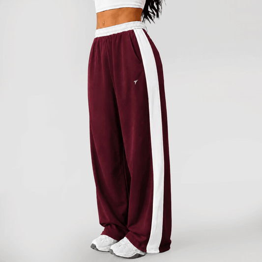 Tf-Premium Maroon Urban Flow Women Bottoms