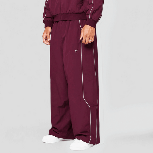 Tf-Premium Maroon DropFit Piping Woven Bottoms