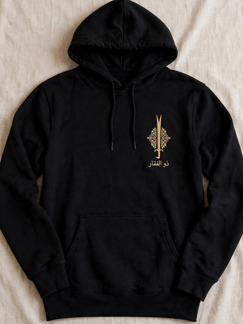 Zulfiqar Black Hoodie