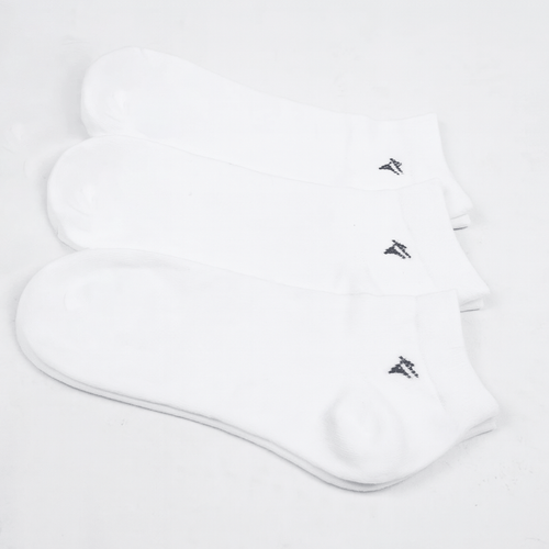 Pack of 3 White Ankle Socks