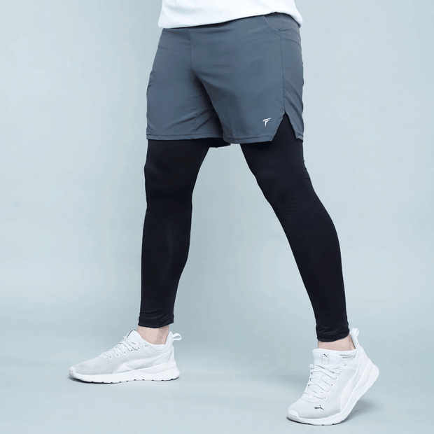Tf-Grey Full Compression Training Shorts