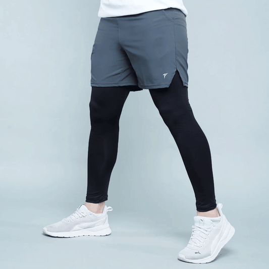 Tf-Grey Full Compression Training Shorts